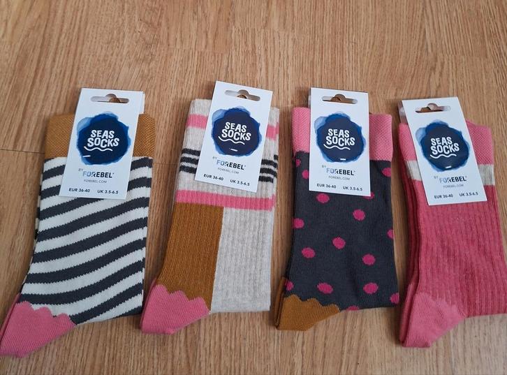 4 paar nieuwe Healthy Seas duurzame sokken maat 36/40
Deze l, Kleding | Dames, Sokken en Kousen, Nieuw, Sokken en Kniesokken, Ophalen of Verzenden