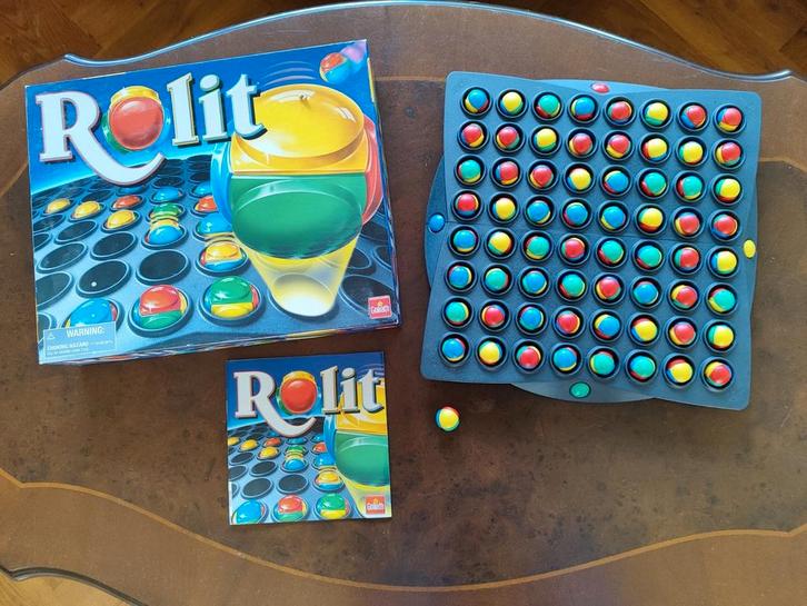 Rolit Goliath bordspel, Hobby en Vrije tijd, Gezelschapsspellen | Bordspellen, Zo goed als nieuw, Een of twee spelers, Drie of vier spelers