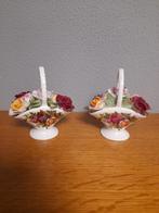 Adv 31 royal albert old country rose bloemen mandjes 55 p.s, Ophalen of Verzenden