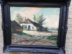 L. v. Doven, Boerderij aan zandpad.Ca '30. Olie/doek. 61/51, Antiek en Kunst, Kunst | Schilderijen | Klassiek, Ophalen