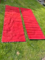2x rode loper (inloopmat), Gebruikt, Rood, Overige typen, Ophalen of Verzenden
