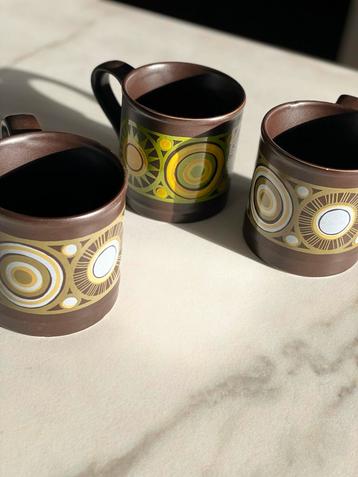 Vintage Biltons England Mokken Set - Retro Design beschikbaar voor biedingen