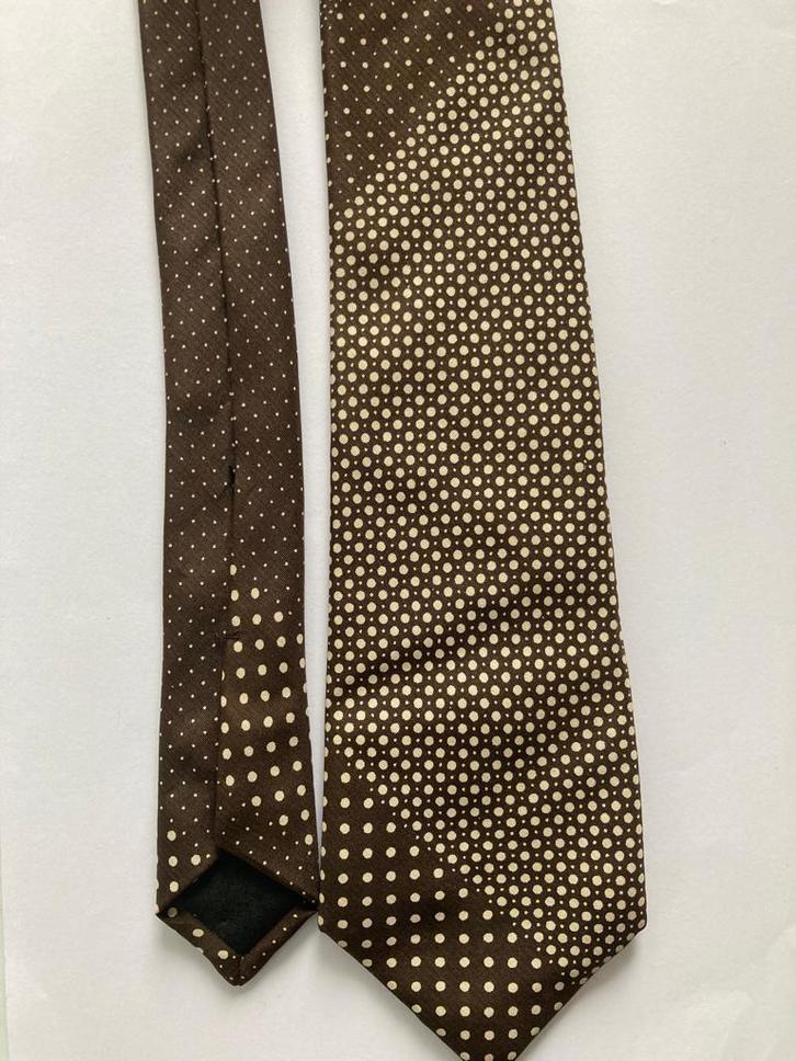 stropdas Pierre Cardin vintage retro NIEUW, Kleding | Heren, Stropdassen, Nieuw, Met patroon, Bruin, Ophalen