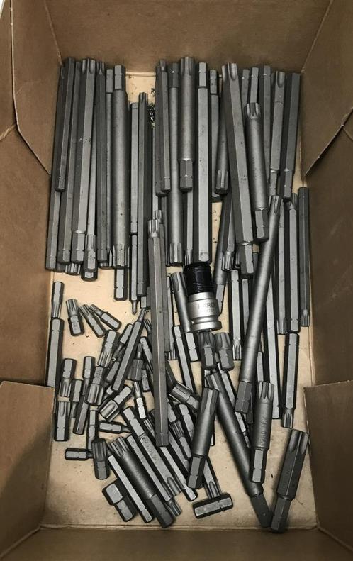 Partij tork bitjes voor automobiel industrie, Torx/ M maten, Auto diversen, Autogereedschap, Gebruikt, Verzenden
