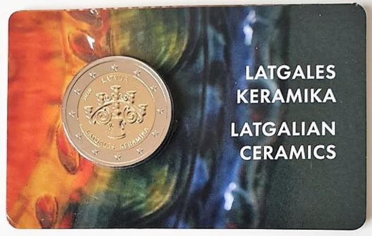 Letland coincard 2020; Latvija Latgales Keramika (schaars !), Postzegels en Munten, Munten | Europa | Euromunten, Losse munt, 2 euro