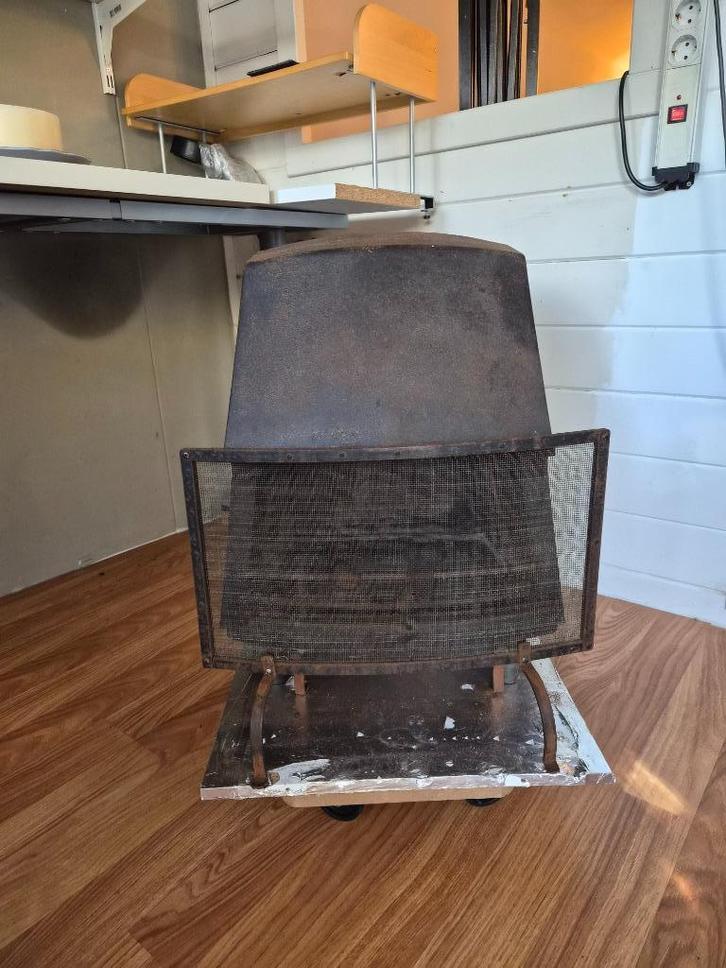 Open haard Deens design., Huis en Inrichting, Haarden, Gebruikt, Houthaard, Ophalen