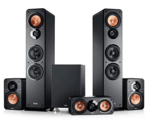 Complete Teufel Ultima 40 MK3 + Atmos + Yamaha receiver, Audio, Tv en Foto, Luidsprekers, Zo goed als nieuw, Complete surroundset