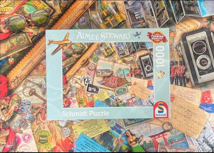 Schmidt puzzel -Served up-Travel Memories van Aimee Stewart, Hobby en Vrije tijd, Denksport en Puzzels, Zo goed als nieuw, Legpuzzel