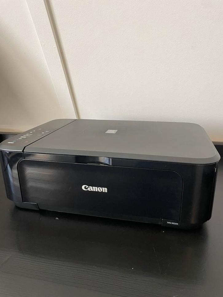 Canon printer zwart, Computers en Software, Printers, Gebruikt, All-in-one, Inkjetprinter, Kleur printen, Kopieren, Mailen, Scannen