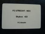 Dagkaart. Fc Utrecht - NEC    2004/2005  Skybox 422, Verzamelen, Sportartikelen en Voetbal, F.C. Utrecht, Overige typen, Gebruikt