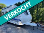 Hobby 495 UK Excellent 6 persoons STAPELBEDDEN RONDZIT TREIN, Caravans en Kamperen, Hobby, Bedrijf, Overige, 6 tot 7 meter