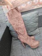 Knie laarzen, Kleding | Dames, Schoenen, Ophalen of Verzenden, Zo goed als nieuw, Zwart, Hoge laarzen