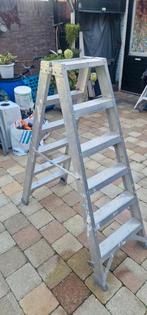 Uitklapbare schilders/stucadoorstrap 2x6 trede, Doe-het-zelf en Verbouw, Ladders en Trappen, Ophalen, Gebruikt, Trap, Opvouwbaar of Inschuifbaar