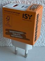 ISY GaN 65W USB Universele 2poorts wandlader/charger|IWC4065, Ophalen of Verzenden, Nieuw, Apple iPhone