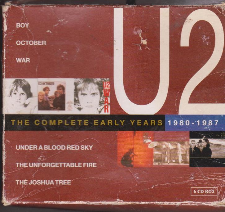 U2 - The Complete Early Years 1980-1987...6CD Box, Cd's en Dvd's, Cd's | Rock, Gebruikt, Poprock, Ophalen of Verzenden