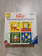 Nijntje 4-in-1 puzzel vanaf 2 stukjes, Ophalen of Verzenden, Minder dan 10 stukjes, Zo goed als nieuw, 2 tot 4 jaar