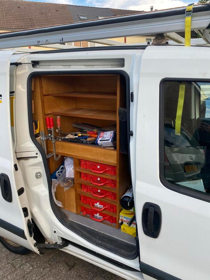 Bedrijfswageninrichting - Houten Kast, Auto diversen, Auto-accessoires, Gebruikt, Ophalen