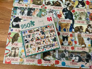 Jumbo Katten Puzzel - 950 Stukjes beschikbaar voor biedingen