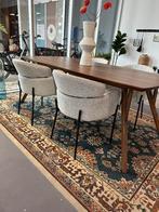 Boucle stoelen - eetkamerstoelen naturel - beige stoelen, Ophalen, Nieuw, Stof, Vijf, Zes of meer stoelen