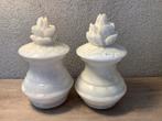 Marmeren potten met deksel, Ophalen of Verzenden