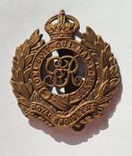 WO1 Royal Engineers Corps (George V) Pet / Cap Badge, Ophalen of Verzenden, Landmacht, Engeland, Embleem of Badge