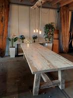 grote houten tafel., 200 cm of meer, 50 tot 100 cm, Nieuw, Overige materialen