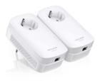 TP-Link AV1200 Gigabit Powerline met stopcontact, Computers en Software, Powerlines, Ophalen, Zo goed als nieuw, TP-Link