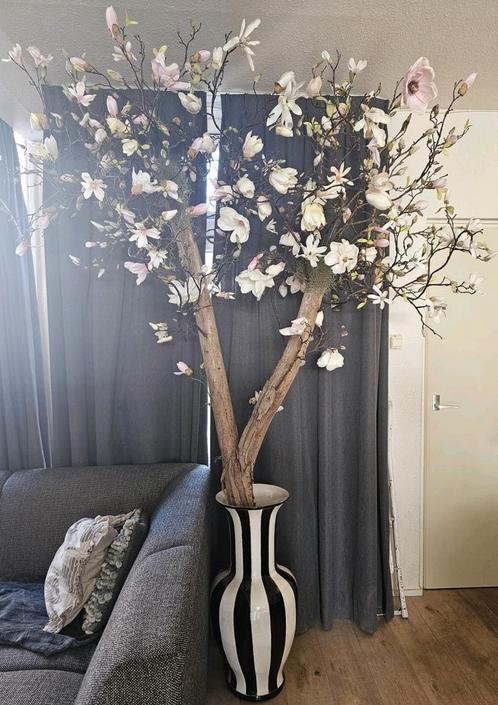 Prachtige XXL zijden magnolia bloesemboom oa Silk-ka, Huis en Inrichting, Woonaccessoires | Kunstplanten en Kunstbloemen, Zo goed als nieuw