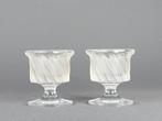 lalique France - Kristallen kaarsenhouders, Antiek en Kunst, Ophalen of Verzenden