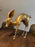 Vintage XL messing hert/ Frans design/ Bambi koper, Ophalen of Verzenden