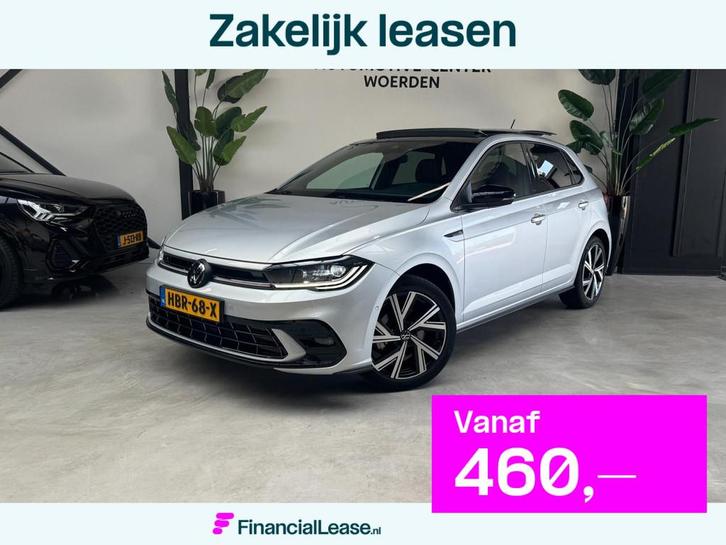 Volkswagen POLO 1.0 TSI 3x R-Line IQ DSG PANO NAVI CAM CARPL, Auto's, Volkswagen, Bedrijf, Lease, Financial lease, Polo, ABS, Achteruitrijcamera