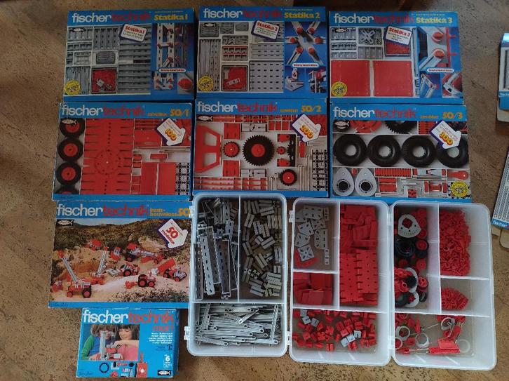 Heel veel Fischertechnik, Kinderen en Baby's, Speelgoed | Bouwstenen, Gebruikt, Ophalen of Verzenden