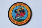 patch f-16  ecm - alq  131  2  wing  florennes, Verzenden, Zo goed als nieuw, Patch, Badge of Embleem