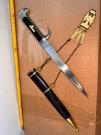 Prachtige dolk met hanger. Facisme. Mousoli, Verzamelen, Militaria | Tweede Wereldoorlog, Ophalen of Verzenden, Duitsland, Mes of Dolk