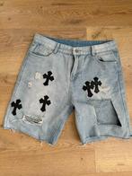 Nieuwe Chrome Hearts Blauw Shorts, W36 - W38 (confectie 52/54), Chrome Hearts, Blauw, Nieuw