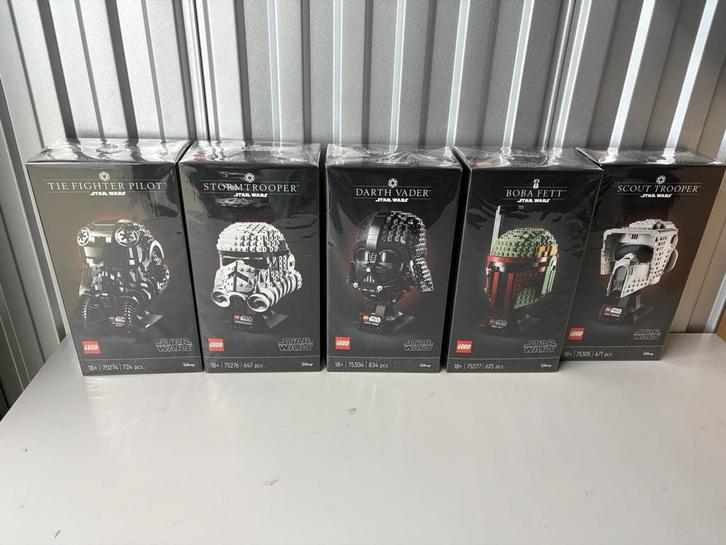 Lego StarWars helmen nieuw in MISB doos, vanaf €50,00!, Kinderen en Baby's, Speelgoed | Duplo en Lego, Nieuw, Complete set, Ophalen of Verzenden