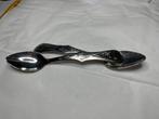 Twee verzilverde AH lepels, Antiek en Kunst, Ophalen of Verzenden