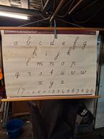 Oude schoolplaat - Schrijven in de basisschool, Antiek en Kunst, Ophalen of Verzenden, Overige thema's