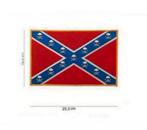 rebel vlag met skull, patch, vest, jas, man, biker, rocker, Ophalen of Verzenden