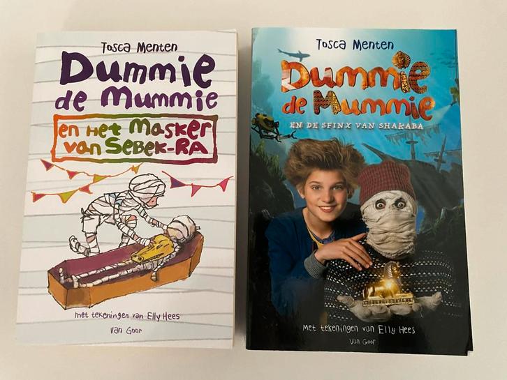 Dummie de Mummie - 2 Boeken Tosca Menten, Boeken, Kinderboeken | Jeugd | onder 10 jaar, Gelezen, Fictie algemeen, Ophalen of Verzenden