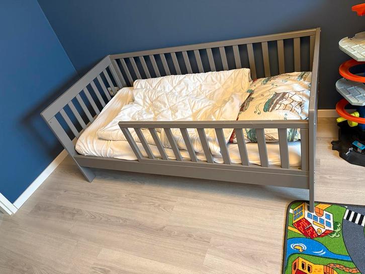 Petit Amélie Peuterbed 70x140 + Matras, Kinderen en Baby's, Kinderkamer | Bedden, Gebruikt, 140 tot 160 cm, 70 tot 85 cm, Matras