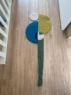 Wandkleed eclipse - handgetuft, Huis en Inrichting, Stoffering | Tapijten en Kleden, 100 tot 150 cm, Zo goed als nieuw, Crème