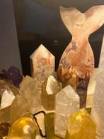 Pink Amethyst Tower w/lots of Quartz & Druzzies from Brazil, Ophalen of Verzenden, Mineraal
