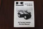 KAWASAKI BAYOU 400 KLF400 4x4 1993 - 1997 service manual, Motoren, Handleidingen en Instructieboekjes, Kawasaki