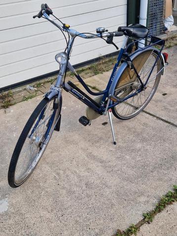 Gazelle primeur dames fiets blauwgrijs originele staat 4ver beschikbaar voor biedingen