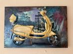 Metalen 3d schilderij scooter, Ophalen