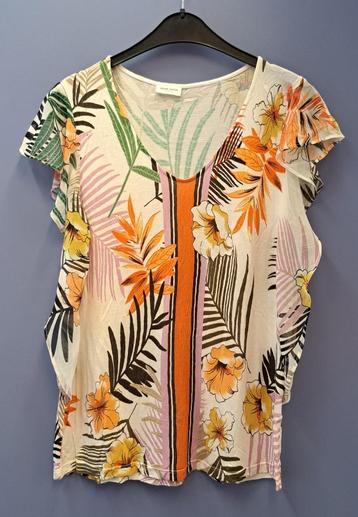 Gerry Weber top – tropische print – maat 42-44 art 49463 beschikbaar voor biedingen