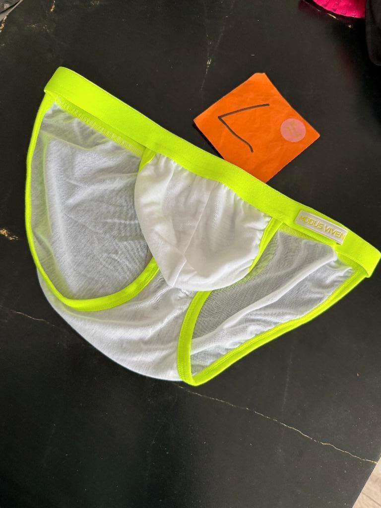 Modus vivendi tanga, minislip, slip, neon, wit, Ophalen of Verzenden, Wit, Slip