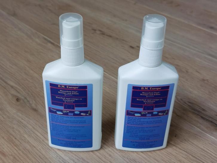 2x Waterbed vinyl reiniger 100ml, Huis en Inrichting, Slaapkamer | Waterbedden, Nieuw, Tweepersoons, Ophalen of Verzenden
