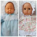 Vintage babypoppen jaren 80 - 90 45cm met zacht lijfje, Kinderen en Baby's, Speelgoed | Poppen, Ophalen of Verzenden, Gebruikt